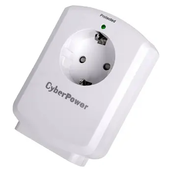 

CyberPower Steckdose, Arises Patronizing with 1 Outlets/Überspannung weiss