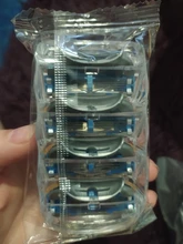 4 unids/lote cuchillas de afeitar 5 capa de hojas de afeitar para Gilettee de energía de fusión de afeitar cuchillas Gillette Proglide máquina