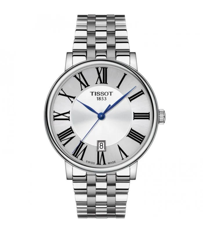 Tissot часы Carson Premium 40 мм сталь Мужские кварцевые T122.410.11.033.00