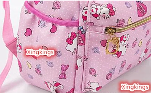 Hello kitty девочка школьная сумка Детский рюкзак сумка XK-3066