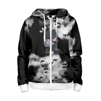 

Children's sweatshirt 3D with zipper Raven