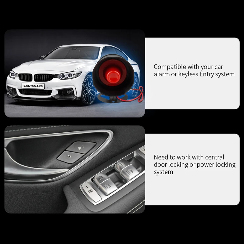 EASYGUARD universal Remote Starter fit for Vehicle with oem Push to Start only