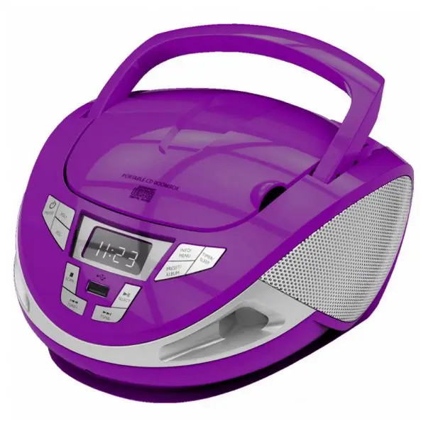 CD Радио BRIGMTON W 440 USB фиолетовый|Радиоприёмники| |