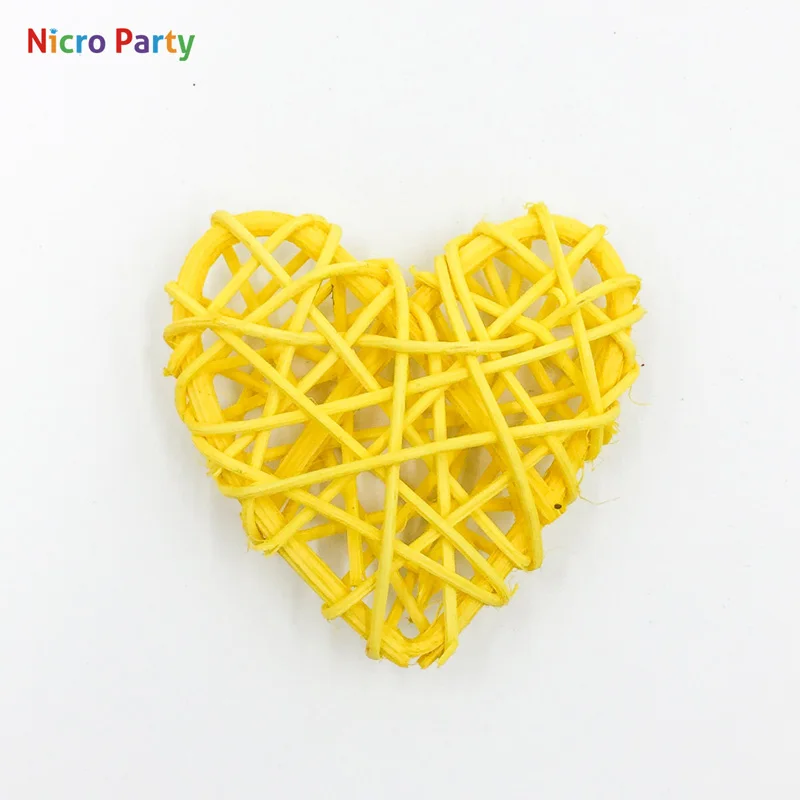 Nicro сердце ротанга мяч красочные Sepak Takraw для Рождество День Рождения Вечеринка дома Свадебная вечеринка украшения# ot186