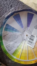 Nueva tabla de tinta de rueda de mezcla de Color de diseño de tarjeta de papel profesional guía círculo Central gira pigmento de uñas de tatuaje