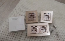 Eu-Power-Socket-Plug Glass-Panel Usb-Charging-Port JHJCH with Russian Spanish