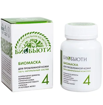 

Biomaska of Biob, 16-1-4, No. 4 for problem skin, 50 g