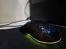RGB Gaming Mouse Ergonomic-Mice Computer-Gamer Honeycomb-Shell Lightweight Delux M700