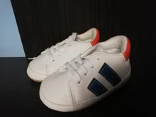 Zapatos de bebé de dos rayas de retales para niños y niñas, zapatillas de suela dura, zapatillas de deporte para bebés, primeros pasos
