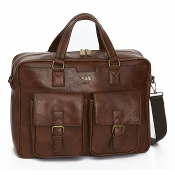

Sax - Leather briefcase with removable shoulder strap - SX2314