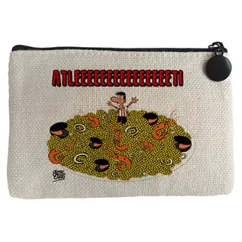 

Purse Atletico Madrid snacks paella mattress