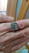Anillo Punk gótico de plata antigua para hombre, sortijas de corona Vintage, sortijas de compromiso, joyería de moda masculina