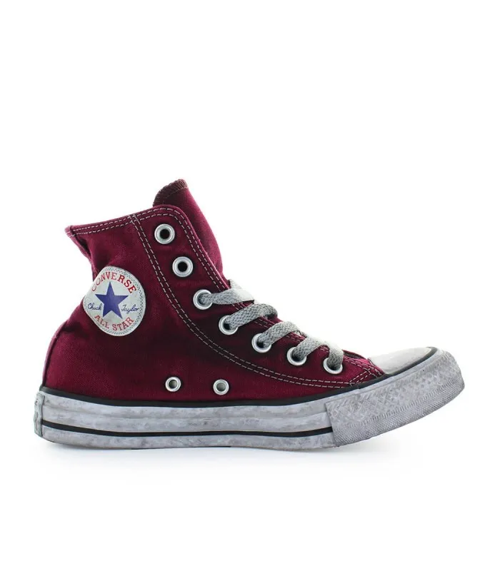 converse mujer burdeos