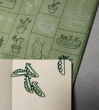 Mini Clips de papel en forma de helado de zanahoria Kawaii, carpeta transparente, para fotos, billetes, notas, letras, papelería