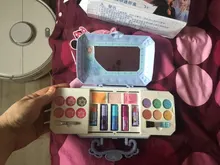 Conjunto de cosméticos de Disney para niñas, Set de belleza de juguete de frozen, elsa, anna, Blancanieves, Princesa, juguetes de moda, casa de juego, regalo para niños