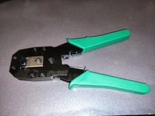 Juego de prensado de cables de red Cat6 Cat5 RJ45, Kit de herramientas con 10 Uds., conector de Cable de red RJ45 8P8C