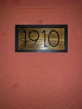 House-Number Sign Floating Alphabet Letters Big Address Plaque Dash-Slash Modern-Door