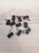 Mini Interruptor de Límite Micro palanca con rodillo de bisagra, 10 Uds.