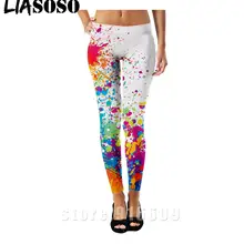 3d принт для мужчин и женщин Полная длина краски сексуальные панк пляж цветок Harajuku леггинсы бабочки спортивные брюки аниме брюки для бега