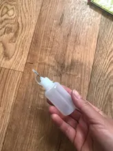 Botella de pegamento vacía con punta de precisión de aguja, bote aplicador para papel Quilling artesanal, 30ml
