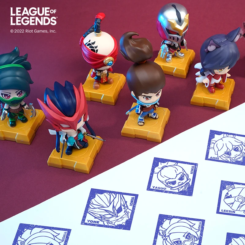 Blind Box Original League Of Legends Ahri Yasuo Irelia Akali Yone Lee