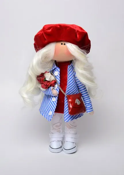 Набор для шитья текстильной куклы Pugovka Doll "Ирина"