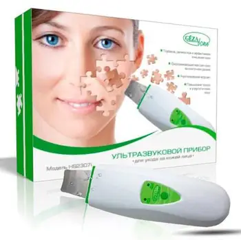 

Apparatus for ultrasonic facial cleansing gezatone hs2307i