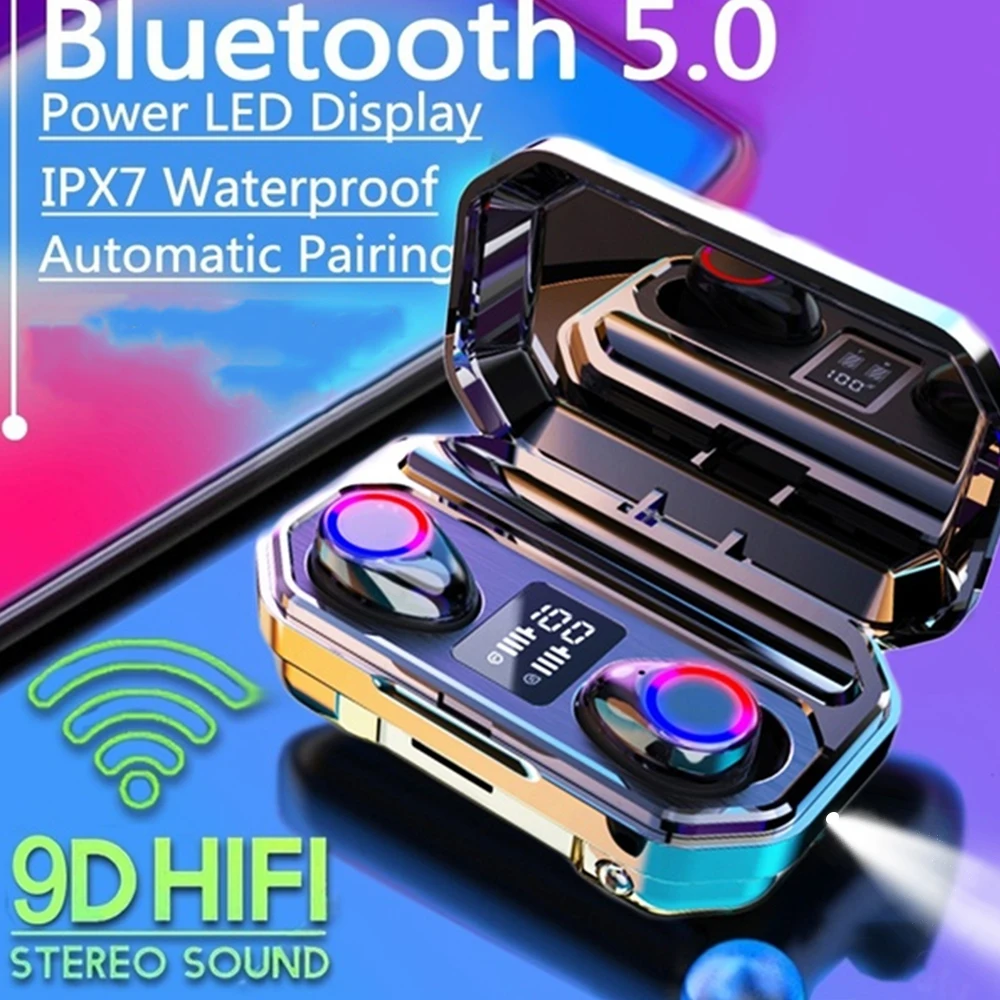 Лидер продаж наушники M12 Bluetooth 5 0 беспроводная Спортивная гарнитура TWS