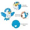 1Pc New Baby Silicone Teether BPA-Free Cartoon Bird Bee Baby Necklace Pendant Silicone Teether Baby Teeth Care Chewing Toy 2