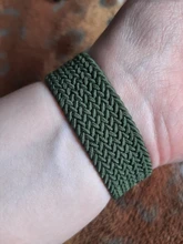 20mm 22mm trenzado Solo bucle para Amazfit GTS/2/2e/GTS2/Mini/GTR 42mm 47mm/GTR2/2e/stratos 2/3 reloj de pulsera Amazfit Correa Bip