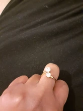 DOTIFI-anillos de acero inoxidable 316L para mujer, de doble circonita sortija de compromiso, joyería de boda