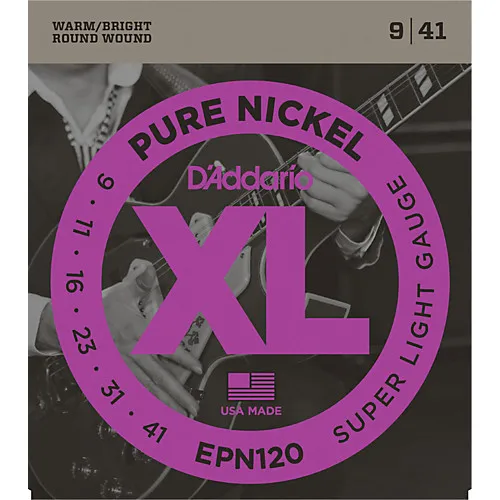 D&#x27ADDARIO EPN120 XL PURE NICKEL - (9-11-16-23-31-41) | Спорт и развлечения