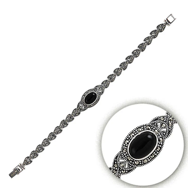 

Armagano Marcasite Cubic Zirconia bracelets Bangles