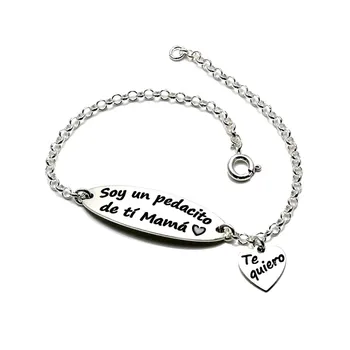 

Law silver bracelet 925m sheet motif heart [AB1490GR] -Customizable-RECORDING INCLUDED IN THE PRICE