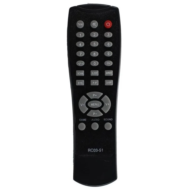 Пульт ДУ для Supra Akai RC03-51 CTV-14011 CTV-14015 CTV-14018 CTV-14022 CTV-210022P CTV-21011N CTV-21015S CTV-21018S 21CTU01BC |
