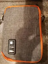 Estuche de protección para dispositivos de viaje, bolsa organizadora de accesorios electrónicos para viaje, con 2 capas de nailon de alta calidad, tamaño perfecto para iPad