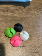 4 unid/set de organizador de cables, soporte de silicona para auriculares, gestión de cables, gestor de cables de escritorio