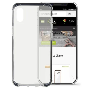 

For mobile Iphone X KSIX Flex Armor transparent case