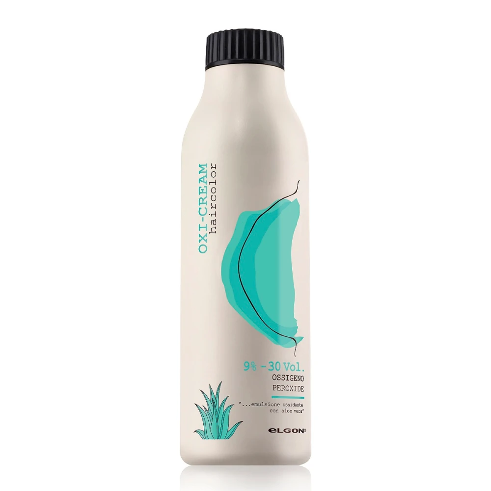 Elgon, Oxidizer, Emulsion With Aloe Vera Oxicream 9 30 Vol, 125 Ml