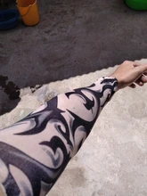 Calentador de brazo Unisex, protección UV de secado rápido, para exteriores, falsos temporales, para correr, manga para brazo, piel, tatuaje de nailon, mangas tipo medias