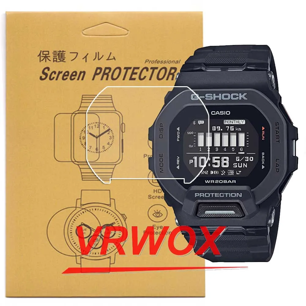 Tanio 3 sztuk Screen Protector dla Casio GBD-200 GBX-100 G-5600