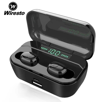 

Wiresto True Wireless Earbuds Mini Bluetooth Earphone Stereo Bluetooth 5.0 Sport Earpiece Small Invisible Headset