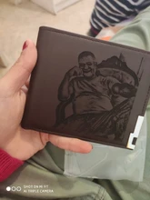 Photo Wallet Engraved Fathers-Day-Gift Customized Dad Men for Bifold From-Daughter