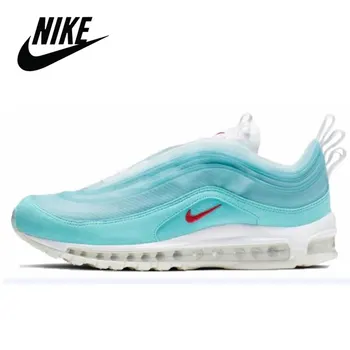 

Original Nike Air Max 97 Indigo Storm Sneakers Breathable Unisex Nike Airmax 97 Men Running Shoes