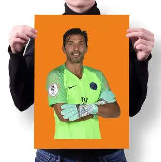 Плакат Джанлуиджи Буффон Gianluigi Buffon №27 А3 | Дом и сад