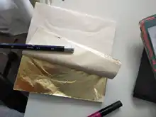 Paper-Decor Decorative-Paper Art-Craft Gold Foil Imitation-Gold-Sliver Gilding Copper