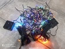 Solar String Lamps For Garden Waterproof Outdoor Lighting 5M 7M 12M 22M 6V Christmas