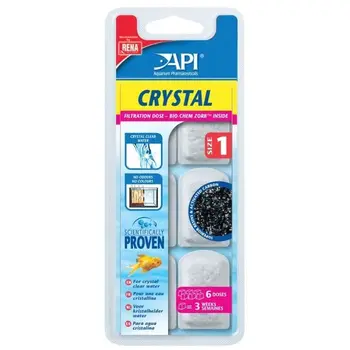 

Filtration dose API Crystal T1 (x6) -For Aquariums