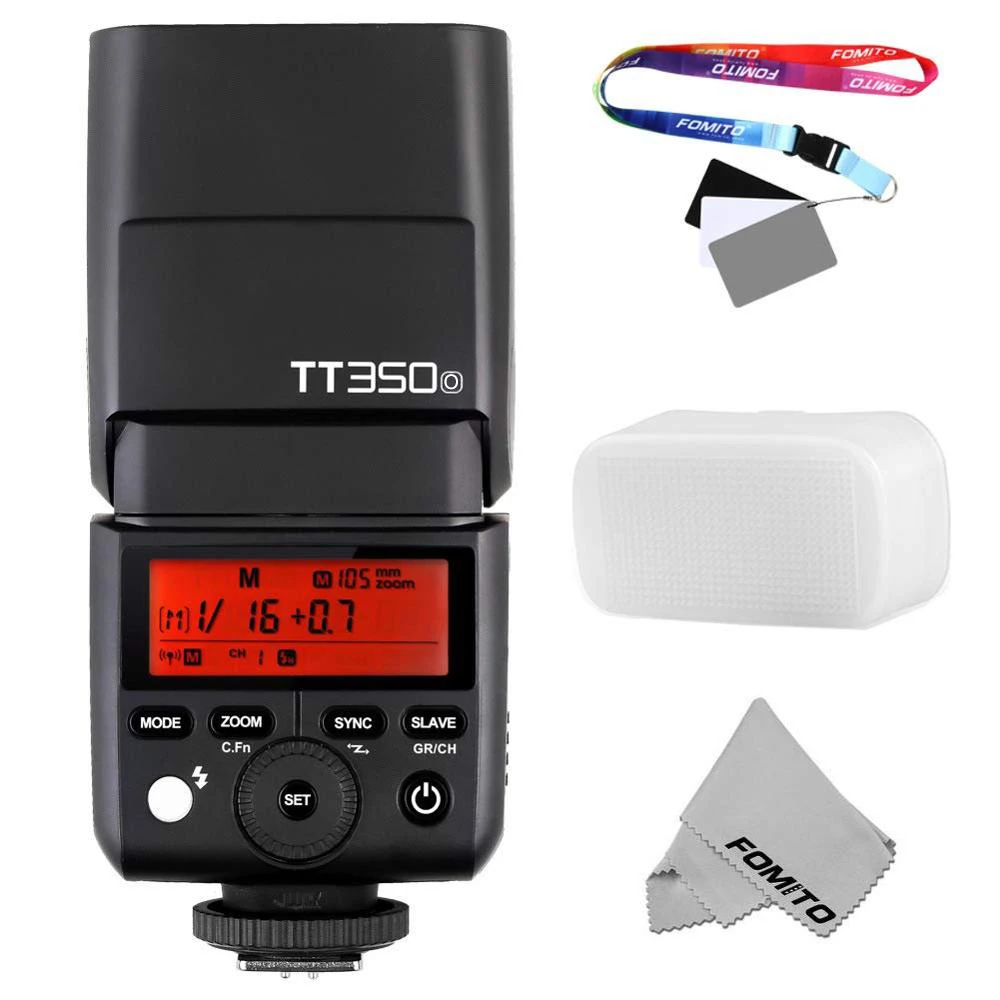 Godox Mini Speedlite TT350C TT350N TT350S TT350F TT350O камера вспышка 2,4G HSS GN36 для Canon Nikon sony Fuji Olympus Pentax DSLR - Цвет: For Olympus