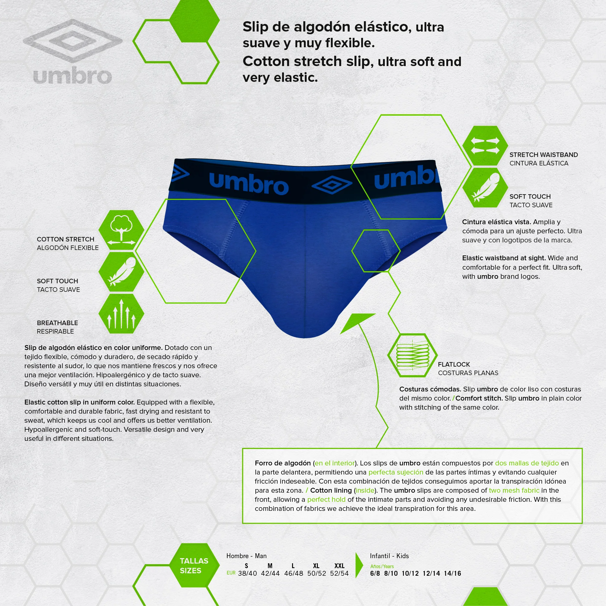 UMBRO трусы-боксеры; 6 шт. в упаковке; цвет черный, серый и синий для мужчин